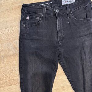 AG ADRIANO GOLDSCHMIED THE FARRAH SKINNY ANKLE RAW HEM SZ 26R